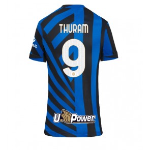 Inter Milan Marcus Thuram #9 Dámské Domácí Dres 2024-25 Krátký Rukáv